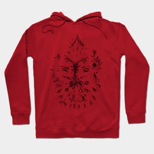 d-swarm: eyes under the branch tree Hoodie